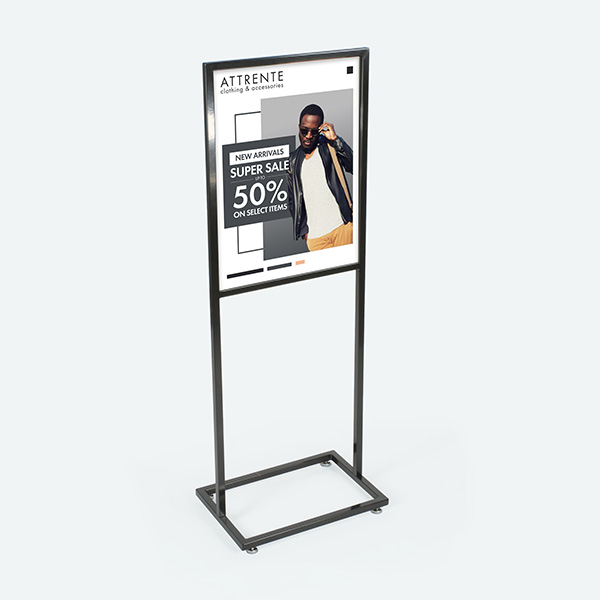 Poster stand for promotions